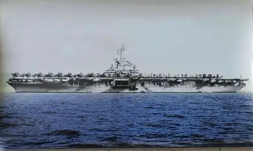 Foto US Kriegsschiff, Unbekannter Flugzeugträger