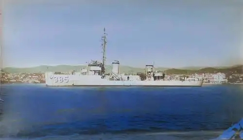 Foto US Kriegsschiff der Navy, Nr 385, Seitenansicht