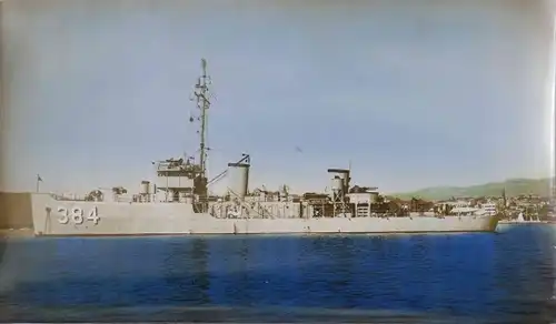 Foto US Kriegsschiff USS Dunlap, DD-384, Zerstörer
