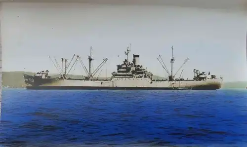 Foto US Kriegsschiff der Navy, Nr 49, Seitenansicht