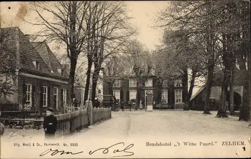 Ak Zelhem Gelderland Niederlande, Bondshotel 't Witte Paard