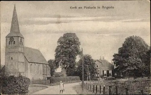 Ak Angerlo Zevenaar Gelderland, Kerk en Pastorie