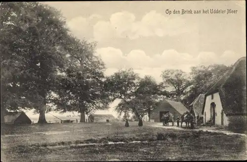 Ak Uddel Gelderland Niederlande, Op den Brink aan het Uddeler Meer