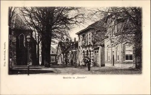 Ak Ruurlo Gelderland, Straßenpartie im Ort