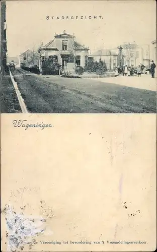 Ak Wageningen Gelderland Niederlande, Stadsgezicht