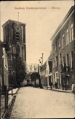 Ak Elburg Gelderland, Stadhuis Kinsbergenstraat