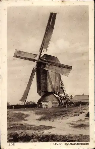 Ak Ede Gelderland Niederlande, Molen Doesburgerbuurt, Windmühle