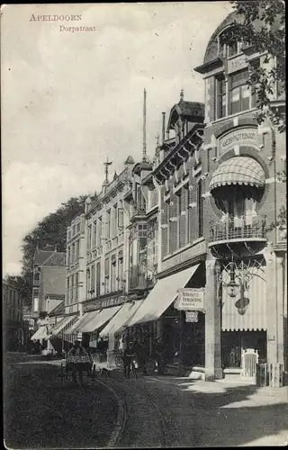 Ak Apeldoorn Gelderland, Dorpstraat