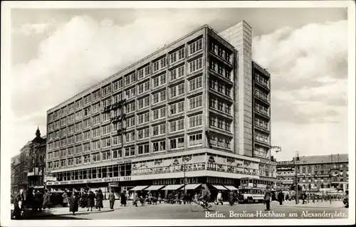 Ak Berlin Mitte, Blick auf das Berolina Kaufhaus am Alexanderplatz