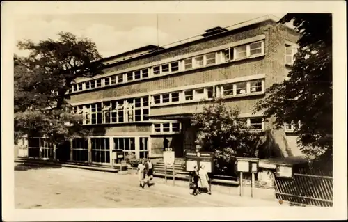 Ak Jena in Thüringen, Universität, Mensa Philosophenweg, Außenansicht