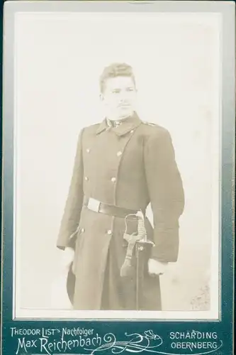 Foto Schärding Obernberg am Inn Oberösterreich, KuK Soldat in Uniform