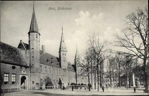 Ak Middelburg Zeeland Niederlande, Abdij