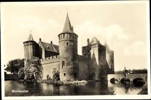 Ak Muiden Nordholland Niederlande, Schloss Muiderslot