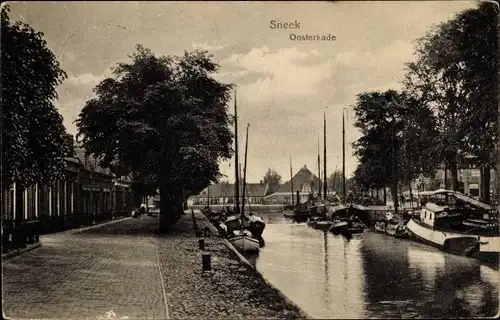 Ak Sneek Friesland Niederlande, Oosterkade
