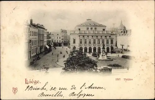 Ak Liège Lüttich Wallonien, Theatre