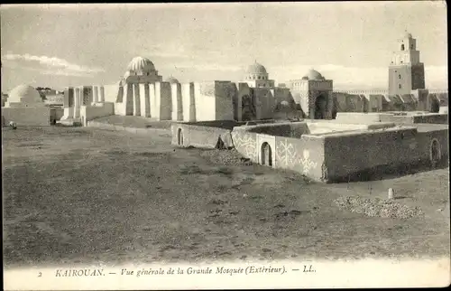 Ak Kairouan Tunesien, Vue Generale de la Grande Mosquee