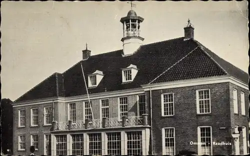 Ak Ommen Overijssel Niederlande, Raadhuis