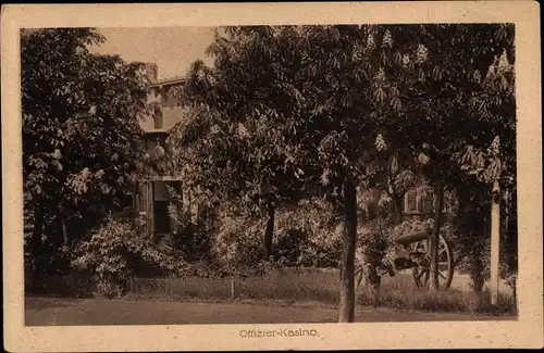 Ak Altengrabow Möckern in Sachsen Anhalt, Truppenübungsplatz, Offizier Kasino