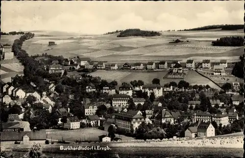 Ak Burkhardtsdorf im Erzgebirge, Gesamtansicht