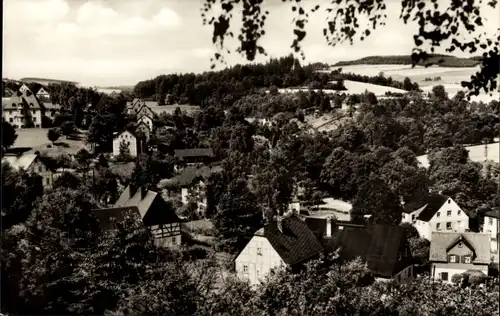 Ak Kemtau Burkhardtsdorf im Erzgebirge, Teilansicht