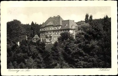 Ak Coswig in Sachsen, Schloss