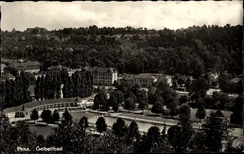 Ak Pirna an der Elbe, Geibeltbad