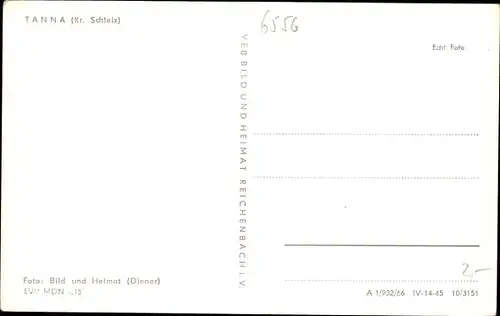 Ak Tanna in Thüringen, Panorama
