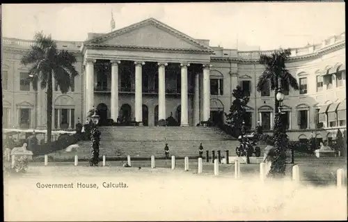 Ak Calcutta Kolkata Kalkutta Indien, Government House