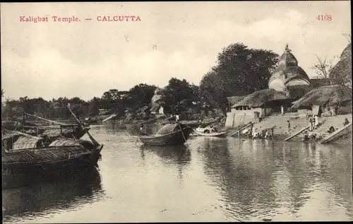 Ak Calcutta Kolkata Kalkutta Indien, Kalighat Temple