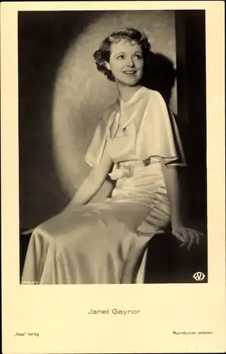 Ak Schauspielerin Janet Gaynor, Portrait, Ross 7483 2