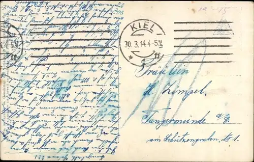 Ak Seemanns Los, Matrose umarmt Geliebte, PH Berlin 10252 5