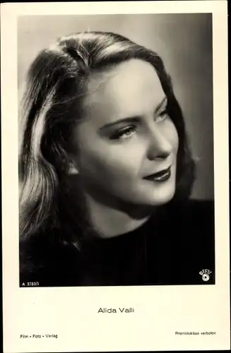 Ak Schauspieler Alida Valli, Portrait