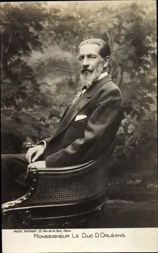 Ak Monseigneur Le Duc d'Orleans, Robert d’Orléans