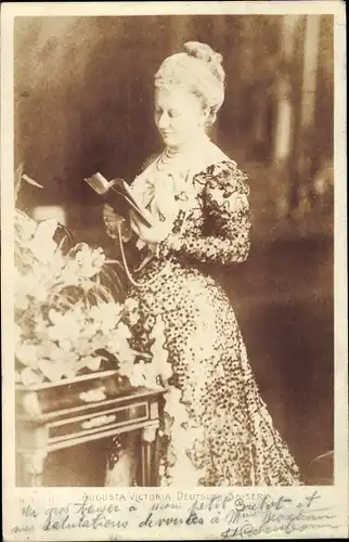 Ak Kaiserin Auguste Viktoria, Portrait