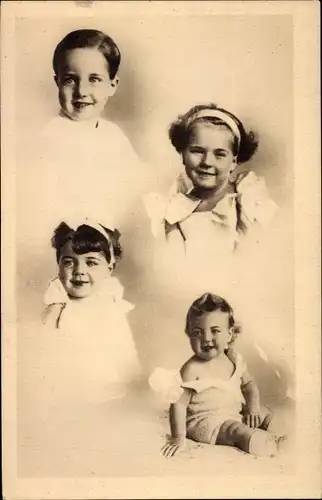 Ak Prince Henri, Princesse Isabelle, Princesse Hélène Astrid, Prince Francois