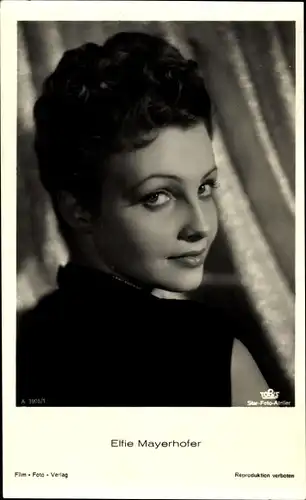 Ak Schauspielerin Elfie Mayerhofer, Portrait, Tobis A 3905 1