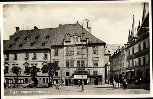 Ak Cheb Eger Reg. Karlsbad, Wallensteinhaus