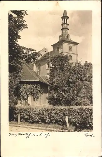 Ak Most Brüx Region Aussig, Kreuzherrenkirche
