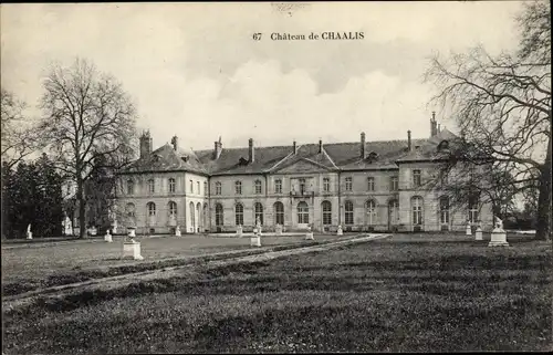Ak Chaalis Oise, Chateau
