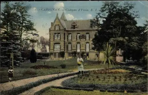 Ak Carignan Ardennes, Chateau d'Yvois