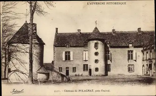 Ak Saint Bonnet près Orcival Puy-de-Dôme, Château de Polagnat