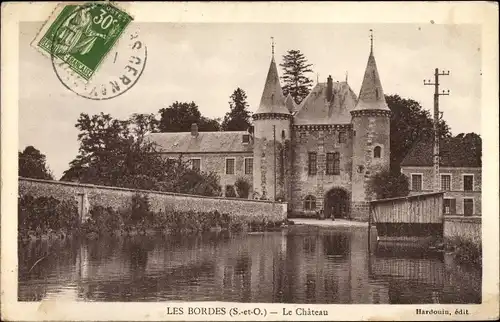 Ak Les Bordes Loiret, Le Chateau