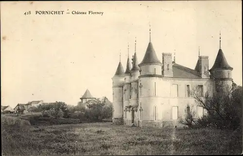 Ak Pornichet Loire Atlantique, Chateau Flornoy