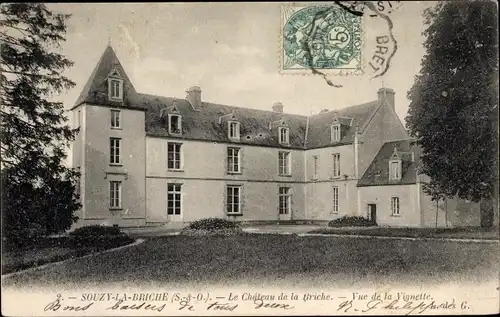 Ak Souzy la Briche Essonne, Le Chateau de la Briche