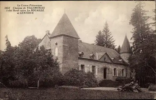 Ak Saint Pardoux les Cards Creuse, Château de Villemonteix