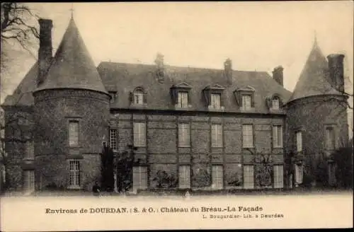 Ak Dourdan Essonne, Chateau du Bréau
