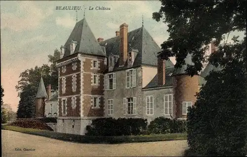 Ak Beaulieu Loiret, Le Chateau