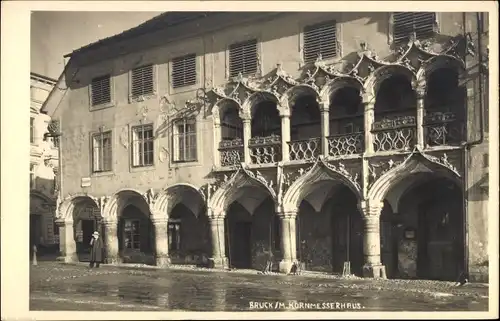 Ak Bruck an der Mur Steiermark, Kornmesserhaus