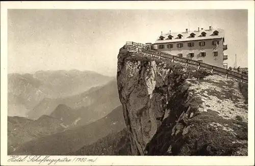 Ak St. Wolfgang im Salzkammergut Oberösterreich, Schafbergspitze