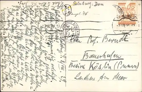 Ak Salzburg in Österreich, Dom